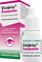 VIVIDRIN Azelastin 0,5 mg/ml Augentropfen